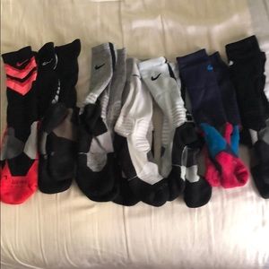 Set of 7 Nike HyperElite socks